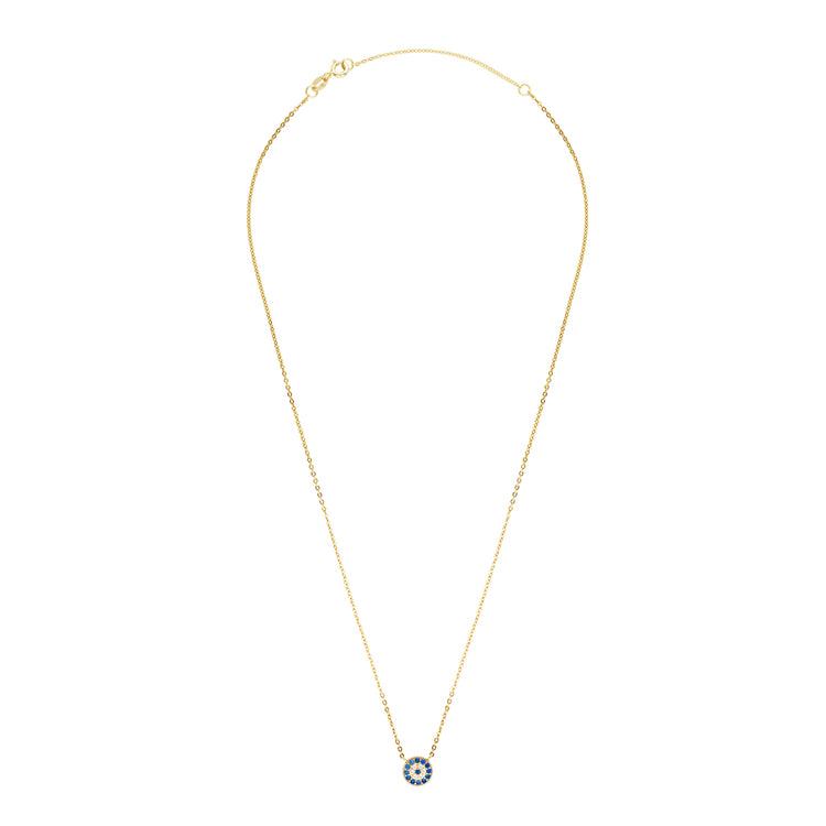 Gold Evil Eye Necklace