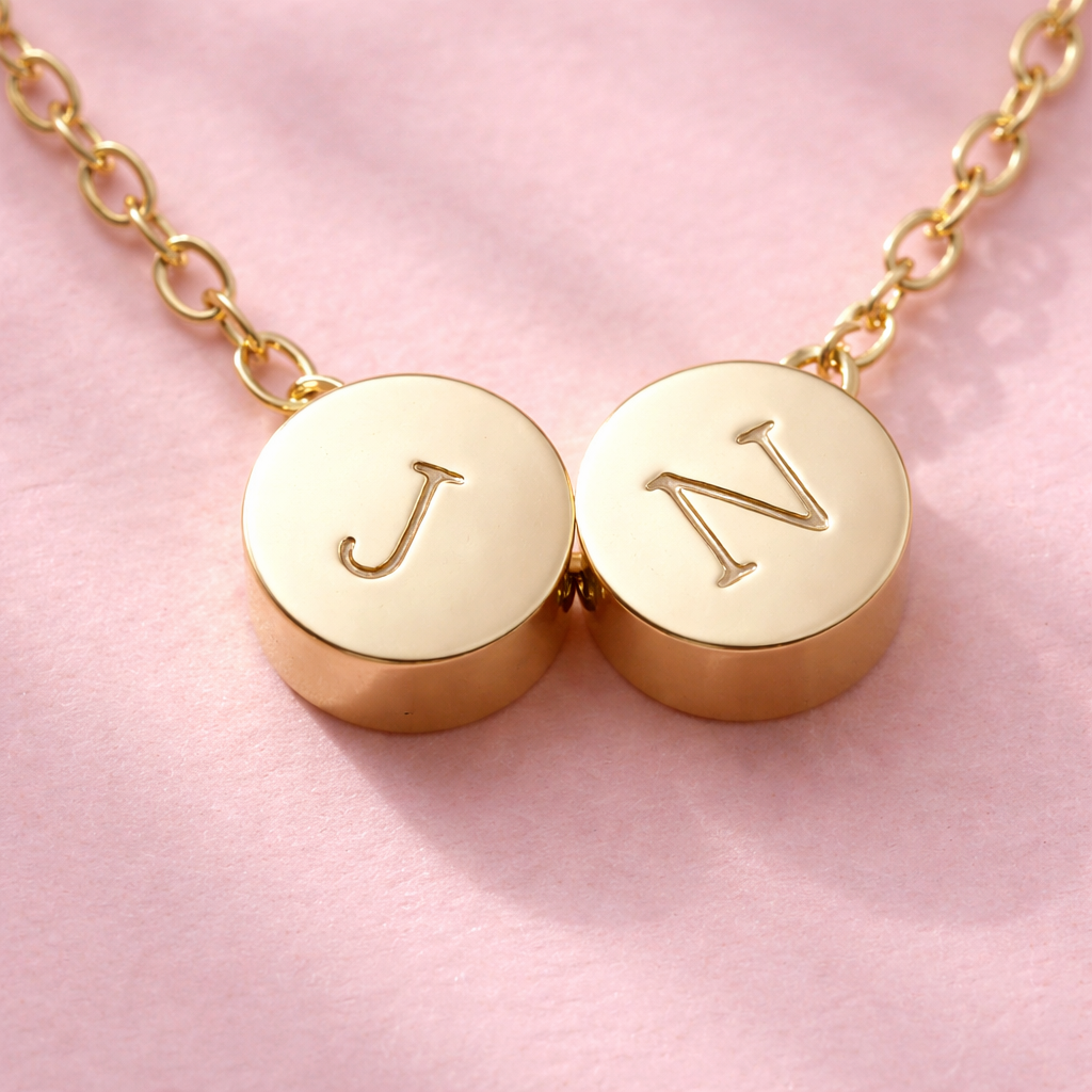 2 Initial Necklace