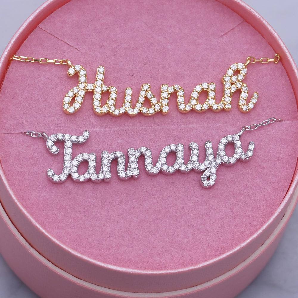Crystal Name Necklace
