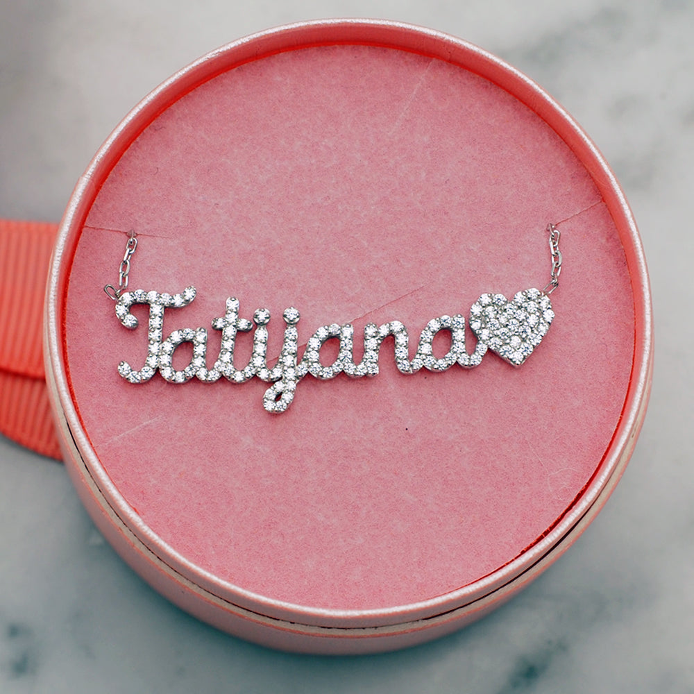 Crystal Name Necklace