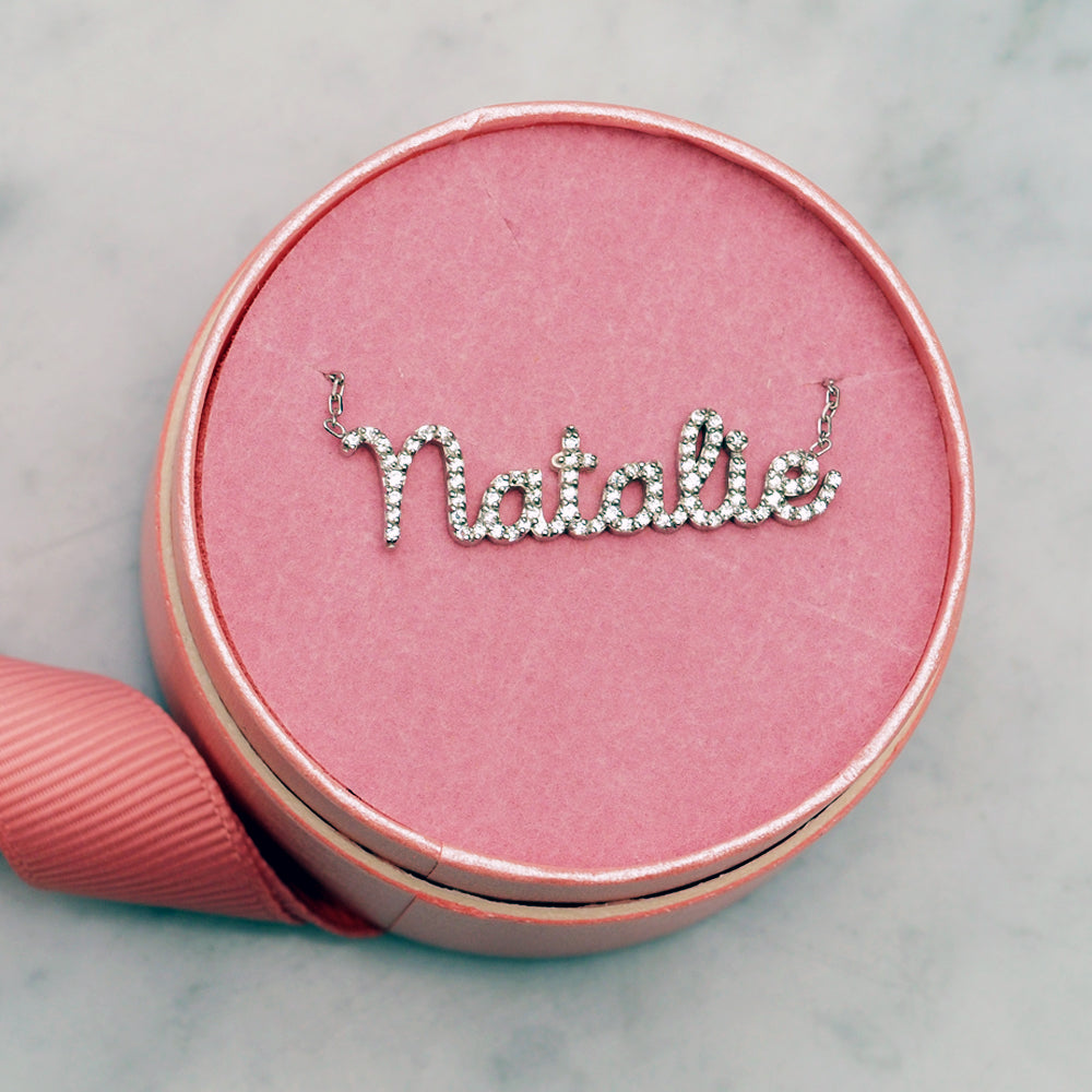 Crystal Name Necklace