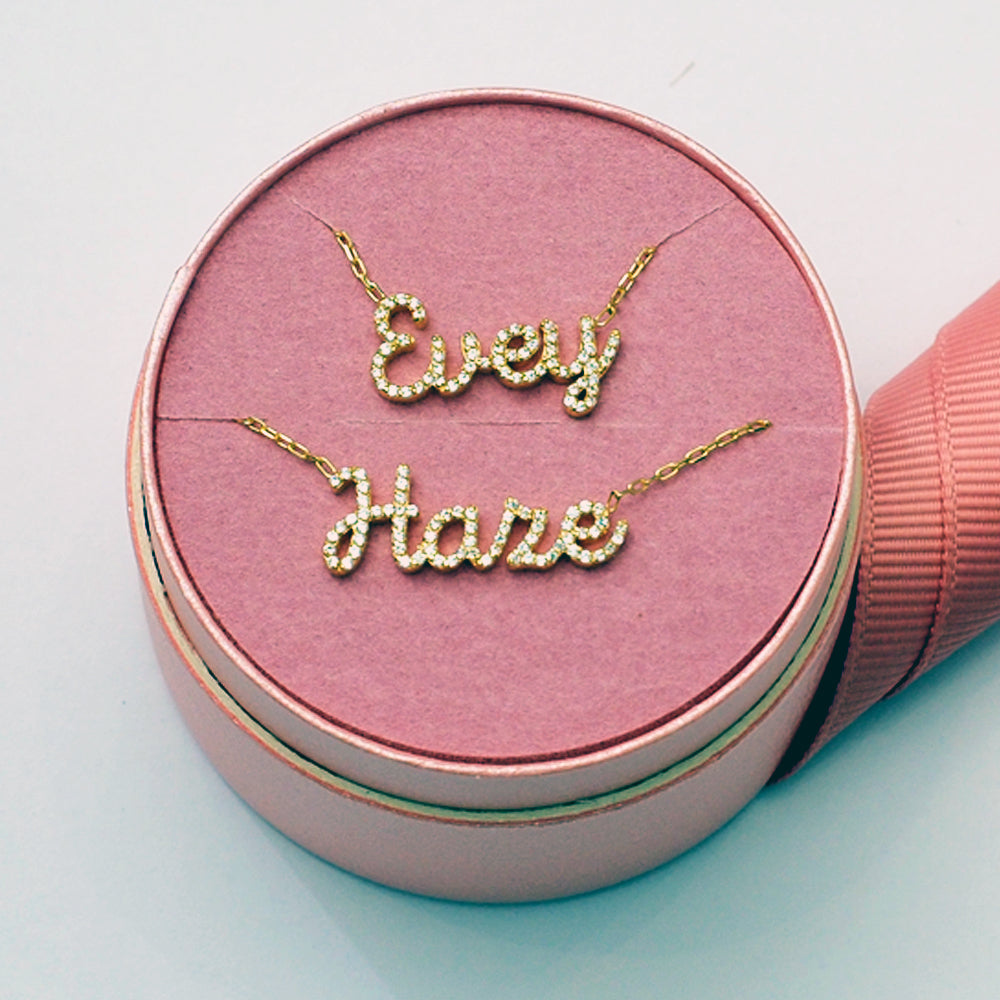 Crystal Name Necklace