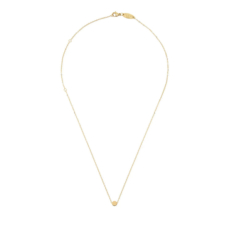 Initial Necklace Gold